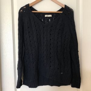 Abercrombie and Fitch Navy Blue Sweater